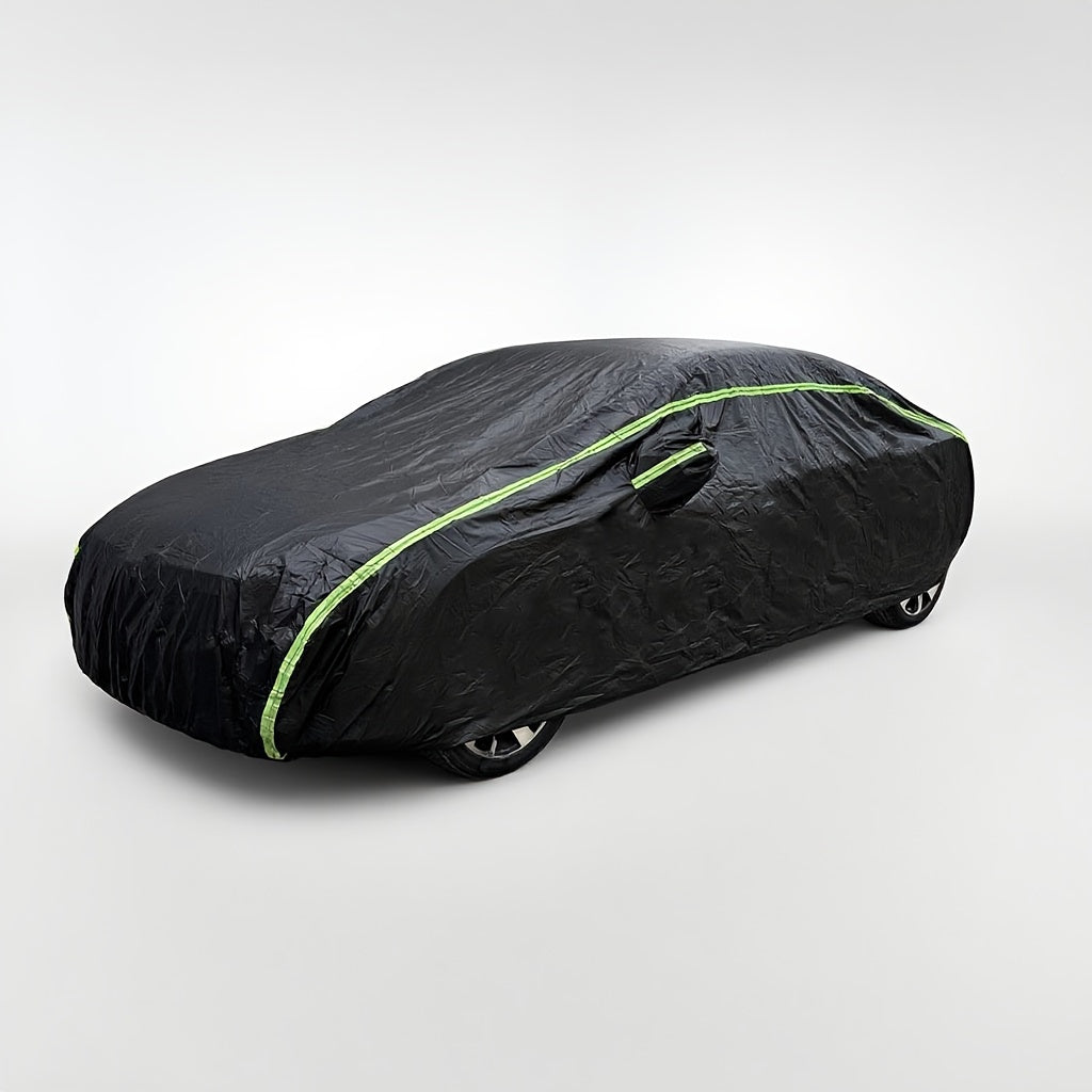 210T Oxford fabric car cover, 210T all-weather car cover, sun protection, snow protection, heat insulation, thickened sunshade, universal, all-season universal car cover, full car cover suitable for all car models
