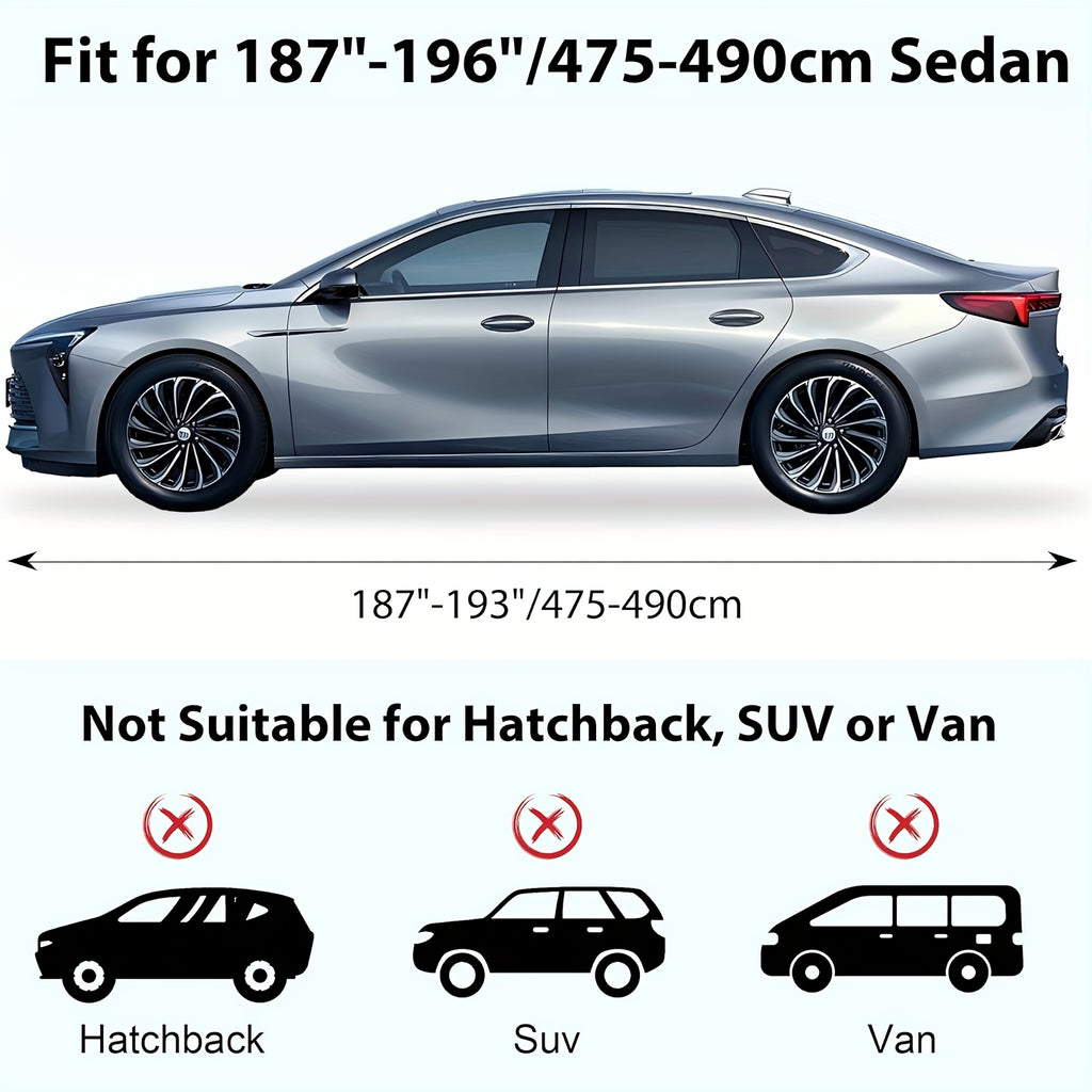 Bâche aluminium Heavy-Duty – Protection voiture toutes saisons