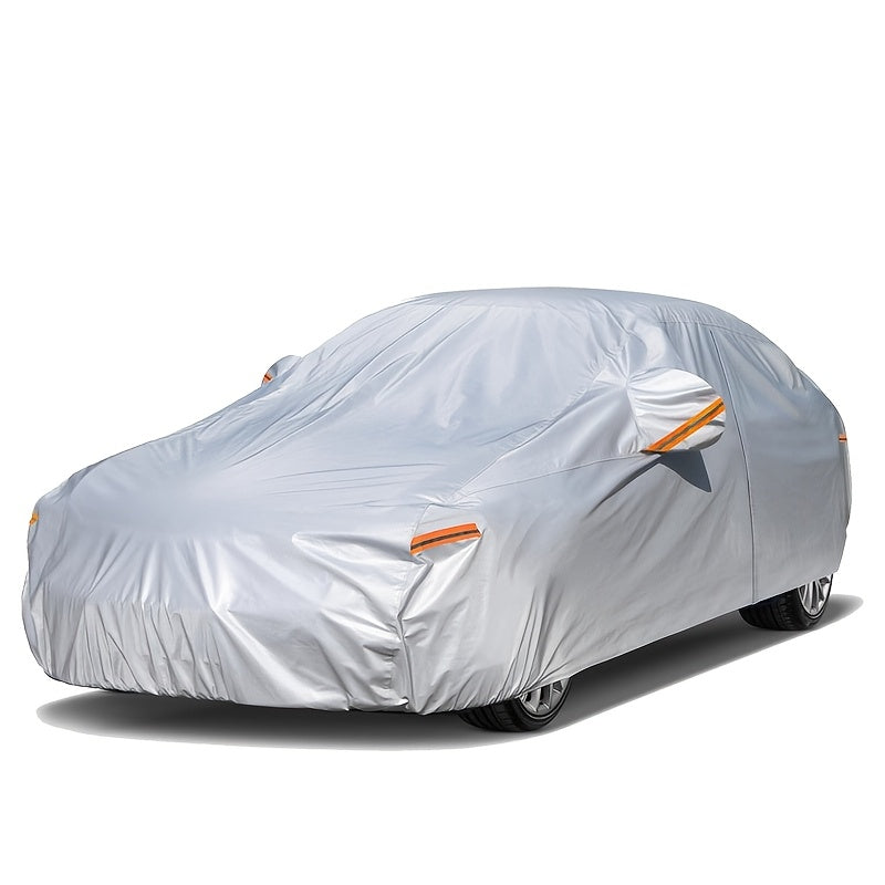 6-layer Car Cover Has Excellent Breathability And Can Fully Cover The Vehicle, Effectively Blocking Solar Radiation And Ultraviolet Damage, Providing All-weather Protection