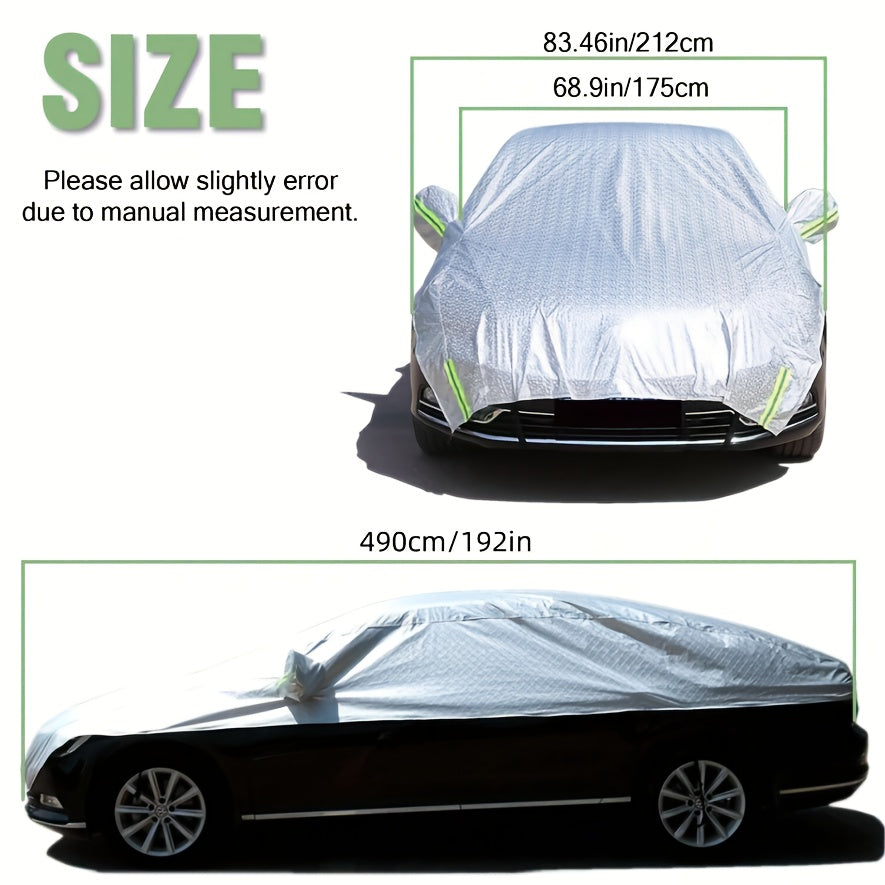 Bâche voiture extérieure toutes saisons, housse de protection imperméable été hiver