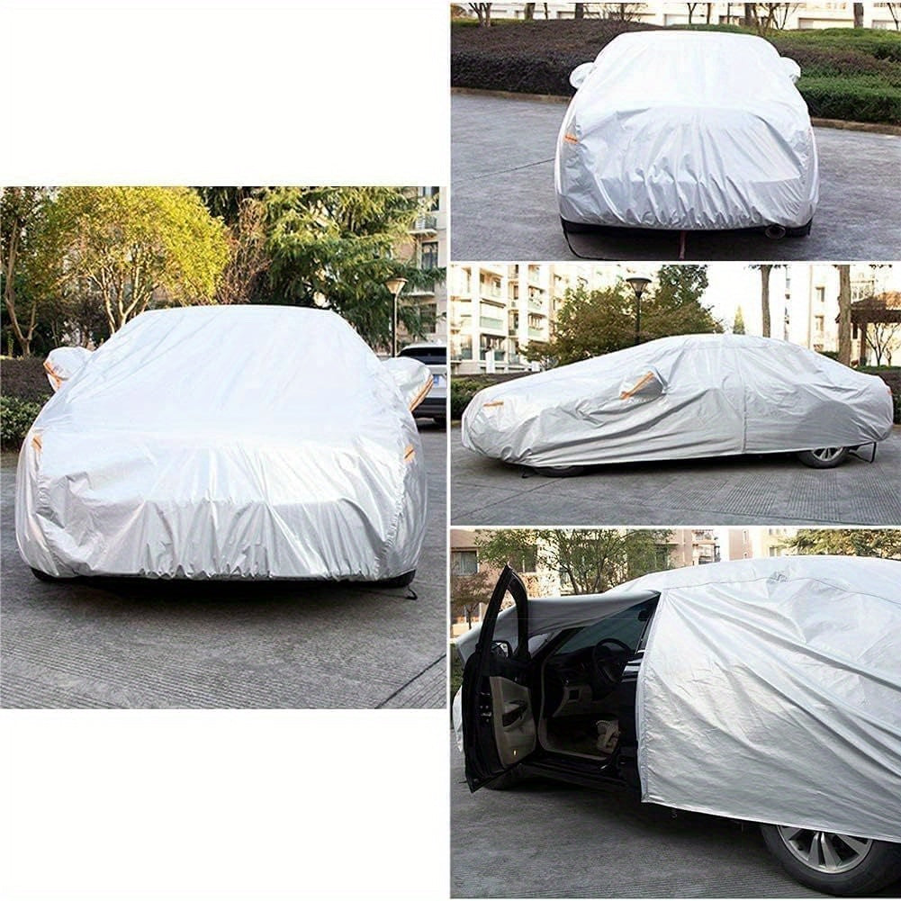 6-layer Car Cover Has Excellent Breathability And Can Fully Cover The Vehicle, Effectively Blocking Solar Radiation And Ultraviolet Damage, Providing All-weather Protection