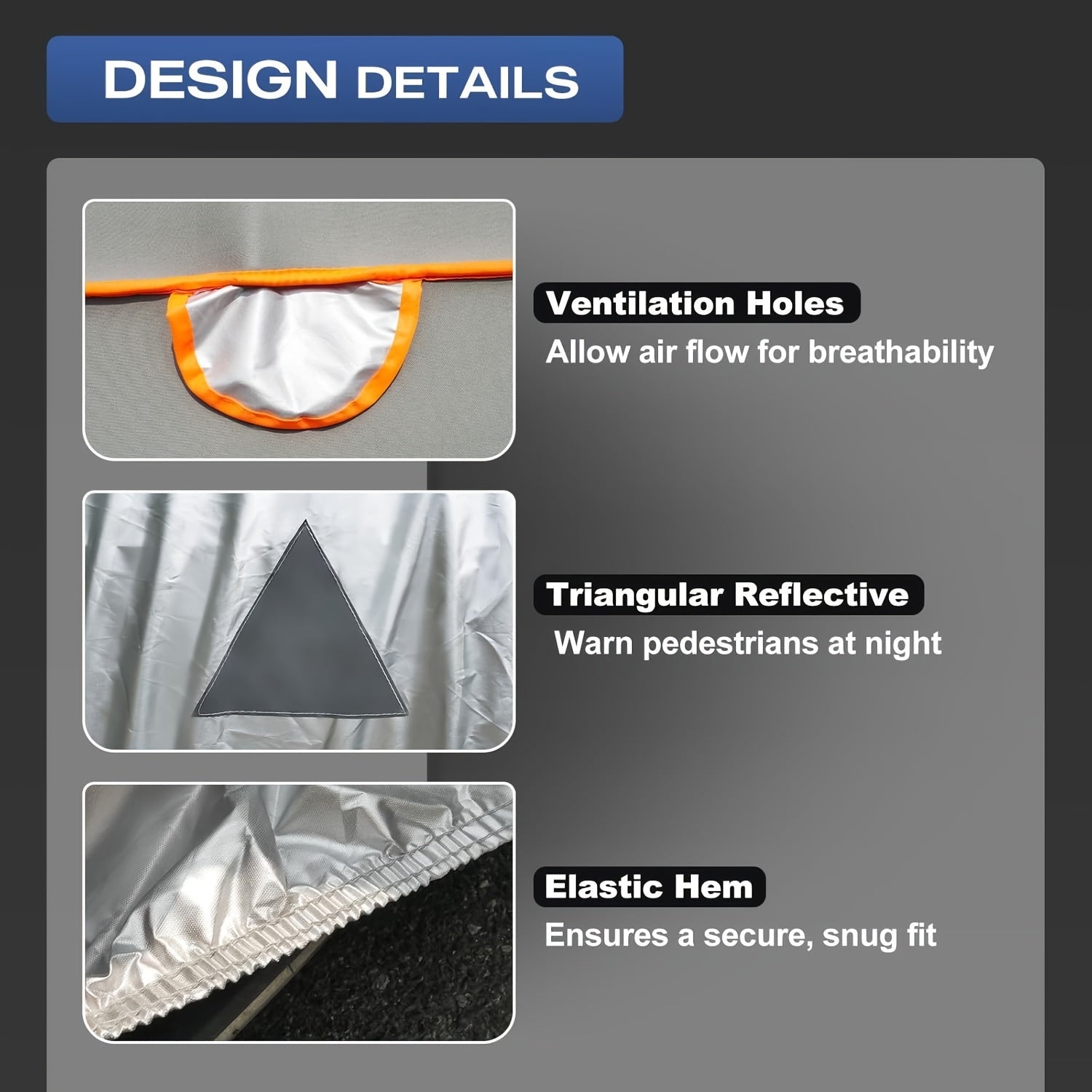 Bâche anti-grêle EVA 5 mm – Garage complet gris