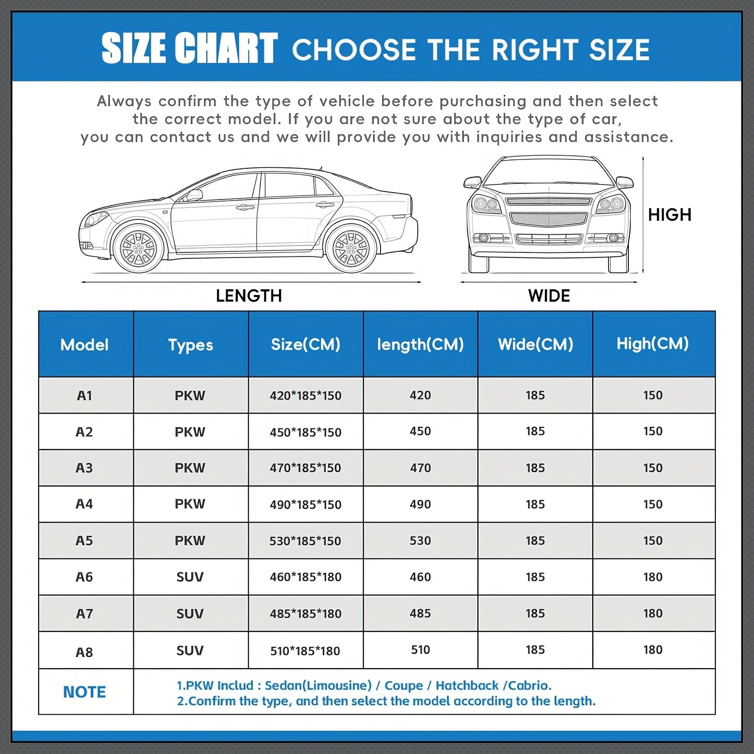 Hail-proof Car Cover, Breathable Hail-proof Garage Cover For Cars, Hail-proof And Sun-proof Full Garage Cover, Universal For All Models (New Black And Blue Style)