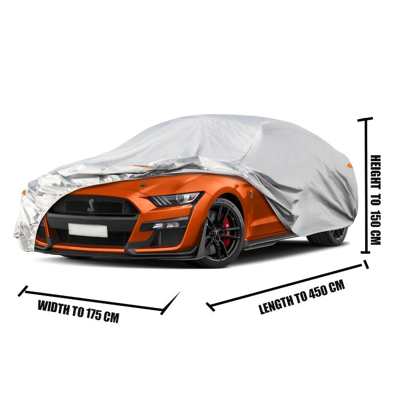 6-layer Car Cover Has Excellent Breathability And Can Fully Cover The Vehicle, Effectively Blocking Solar Radiation And Ultraviolet Damage, Providing All-weather Protection