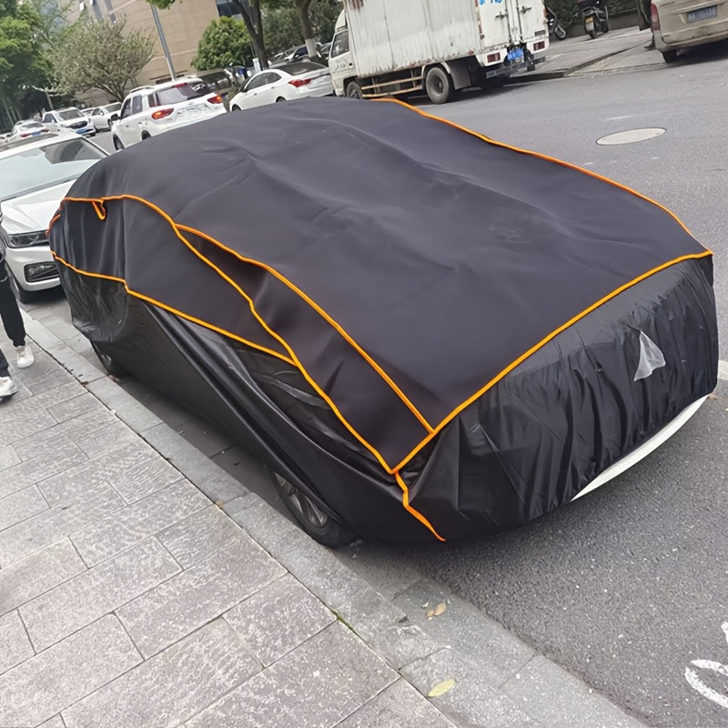 Hail Protection Car Cover, Breathable Car Hail Protection Garage Cover, Hail Protection Sun Protection Full Garage Cover (black)