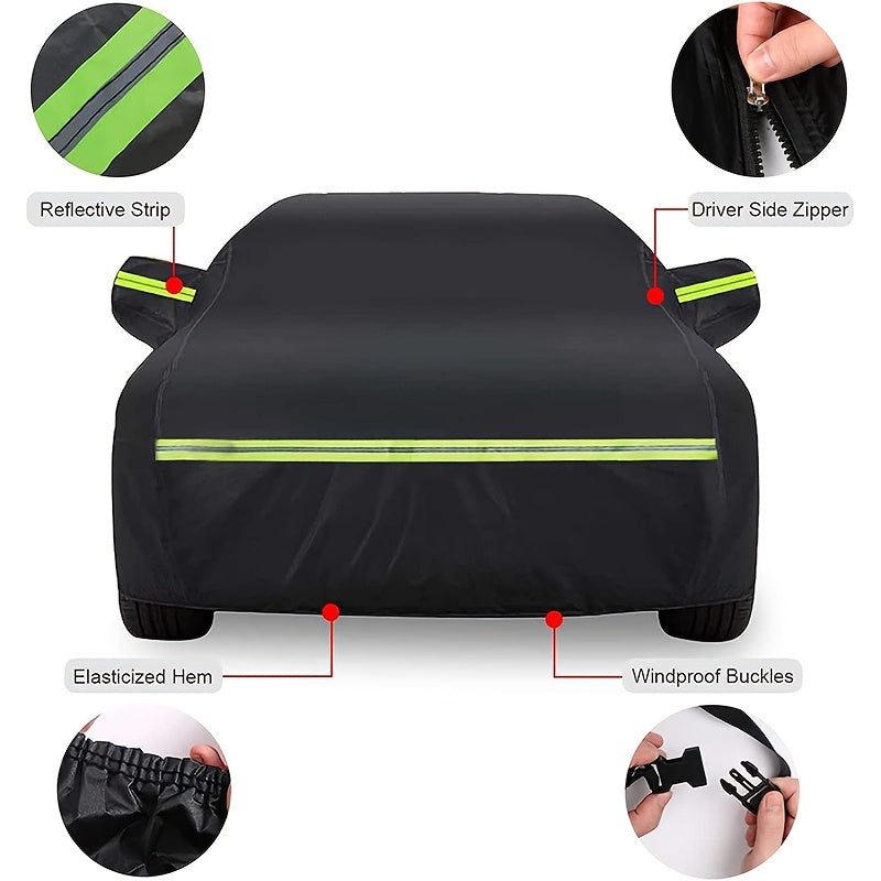 Bâche de Protection Auto Toutes Saisons – Anti-Intempéries, Anti-Poussière, Anti-UV
