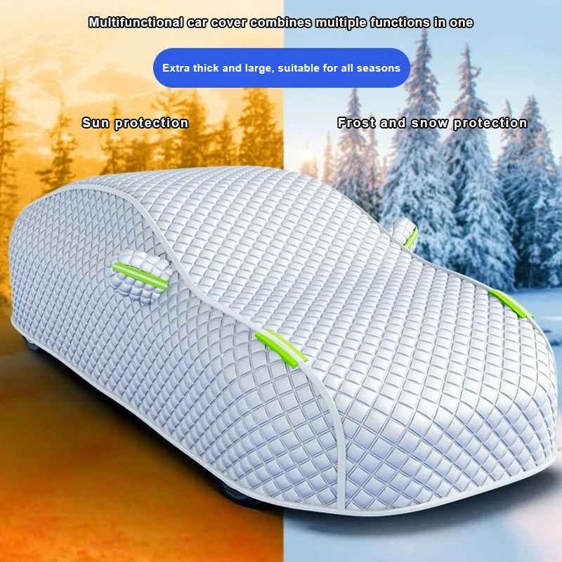 Car Exterior Protection Covers Full-Wrapped Car Cover Outdor Snowproof Anti-hail Cover Dustproof Shield Universal for Suv Sedan
