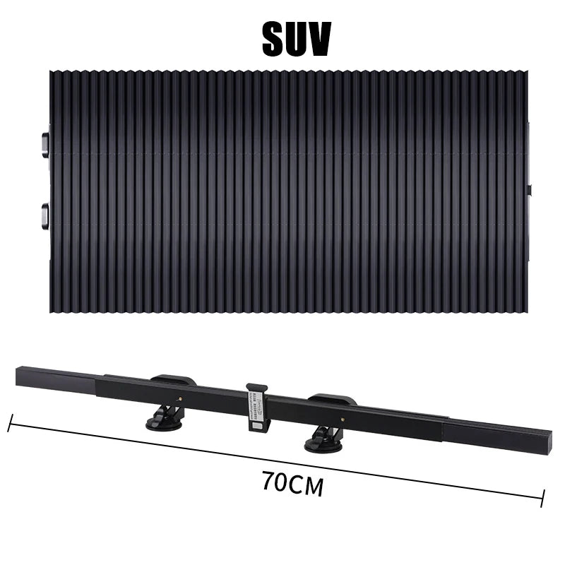 Front Windshield Retractable Sunshade With Suction Cups Summer Car Parasol Folding Sunshades Glass Shading Shade UV Blocking Sun