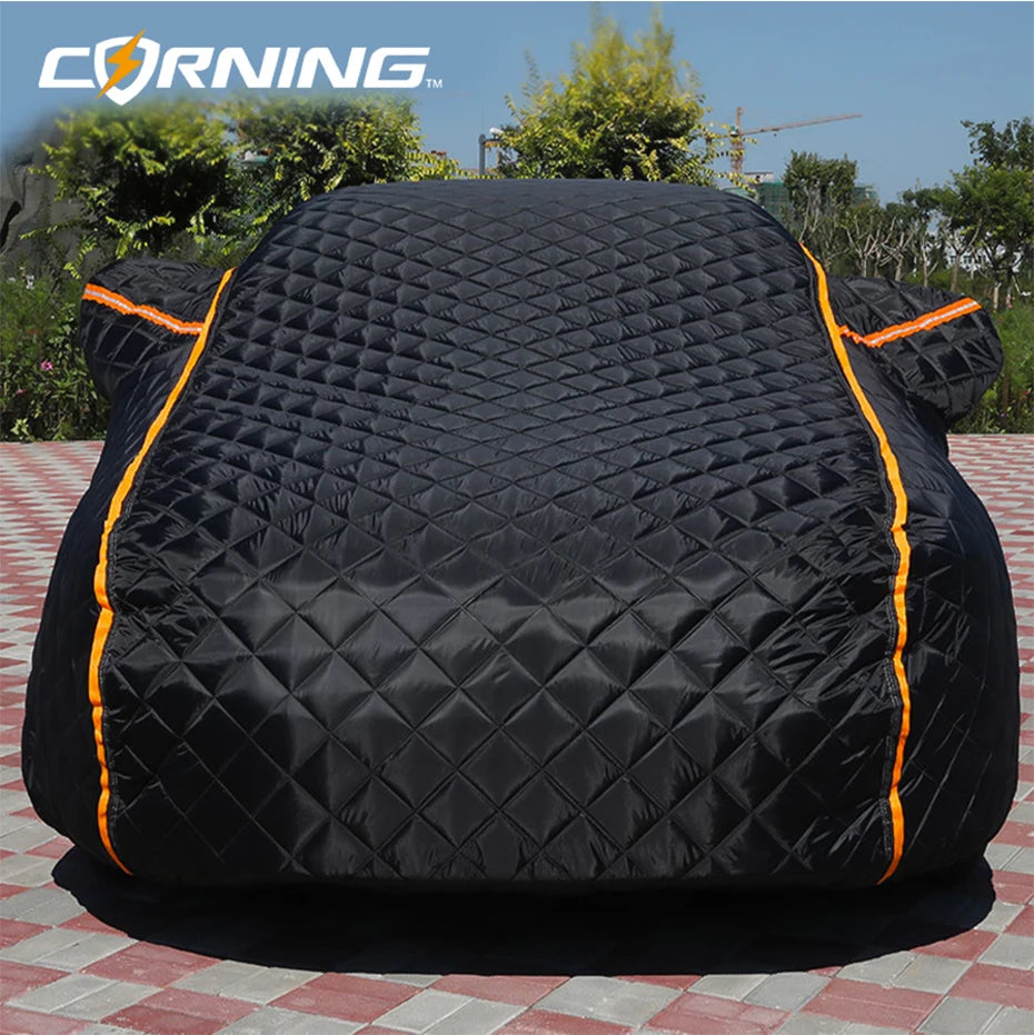 Car Cover Anti-hail Thickened Protector Covers Winter Exterior Awning Windshield Sunshield Waterproof Outdoor Cotton Sunshade