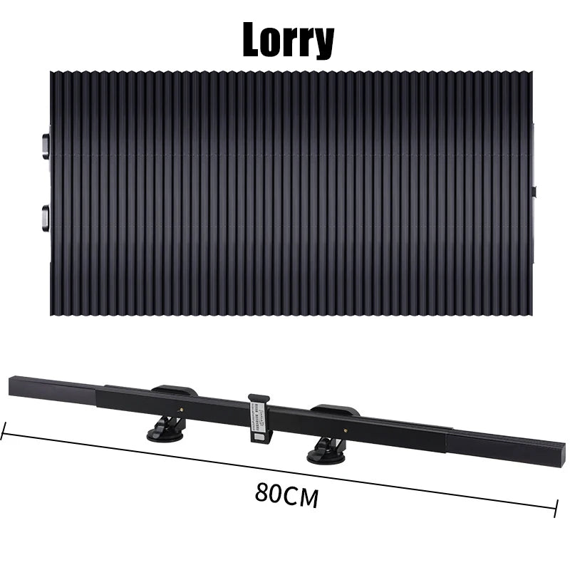 Front Windshield Retractable Sunshade With Suction Cups Summer Car Parasol Folding Sunshades Glass Shading Shade UV Blocking Sun