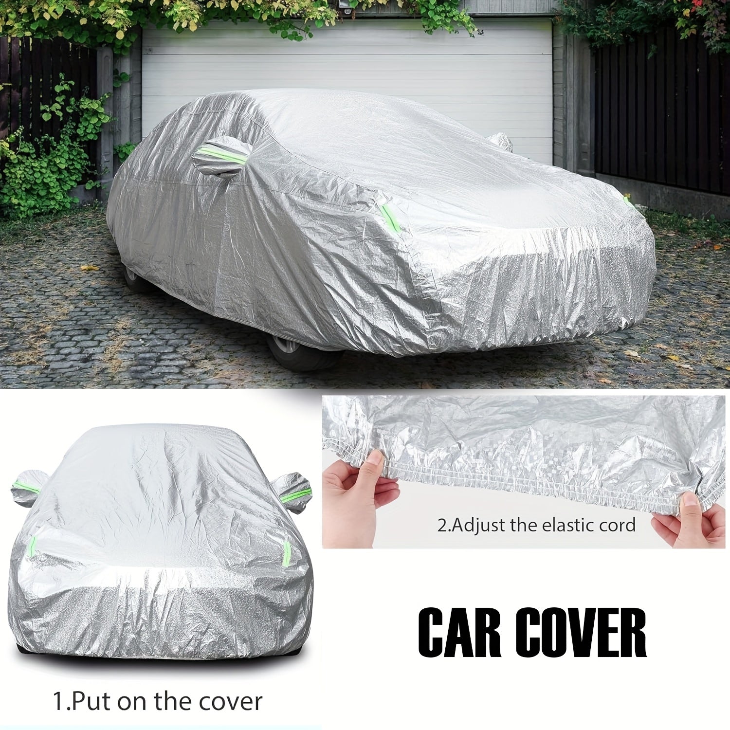 Bâche aluminium Heavy-Duty – Protection voiture toutes saisons