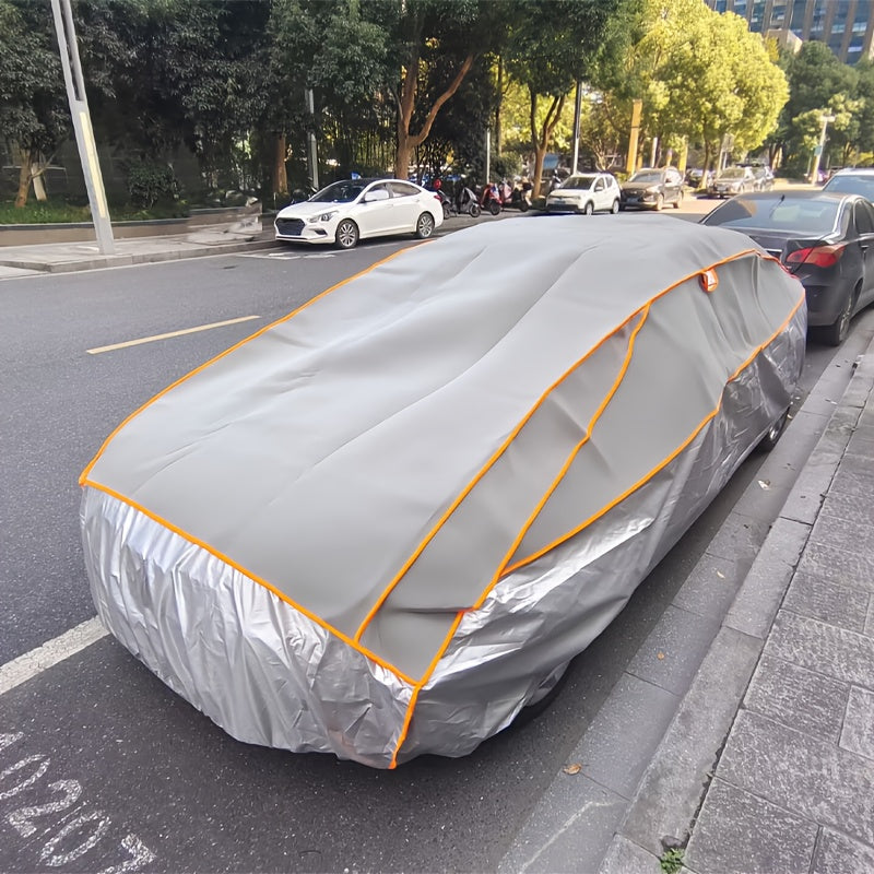 Hail Protection Car Cover Breathable Car Hail Protection Garage Cover for Hail -Hail Protection Full Garage (Grey)